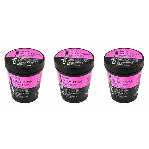 Cafe mimi Пена-Желе для ванны Крепкий сон 220 мл 3 шт 1225₽