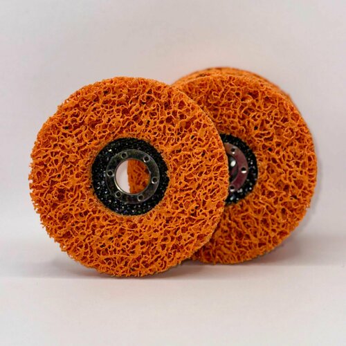 Круг шлифовальный зачистной 125 мм под УШМ коралл оранжевый- набор 5 штук 1800₽