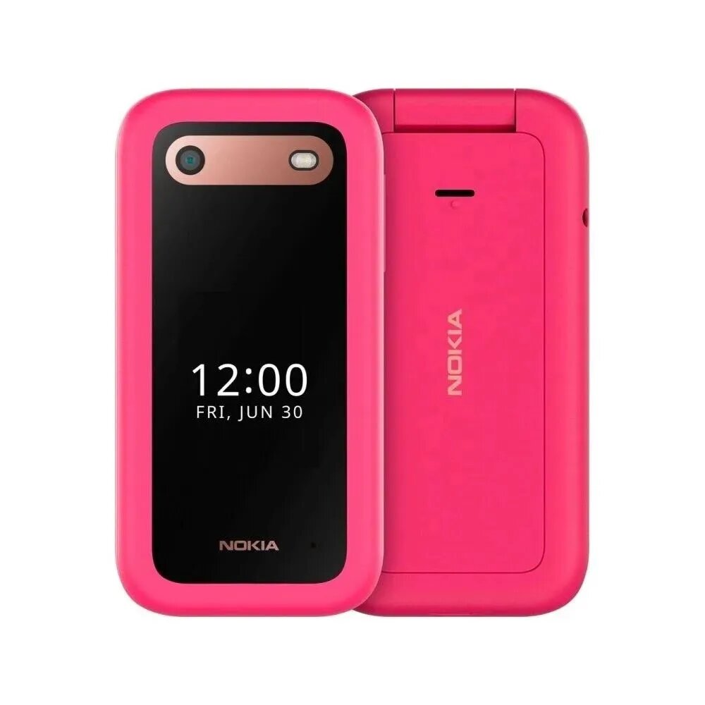 Кнопочный телефон Nokia 2660, 2 SIM, розовый