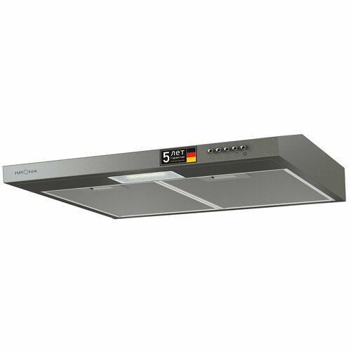 Вытяжка плоская 60 см Krona Jessica slim 600 metallic PB серебристый 712100₽