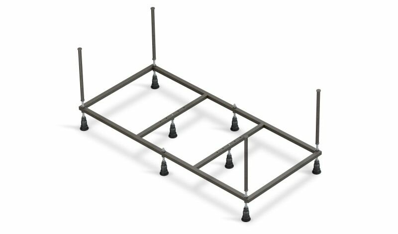 Рама для ванны Cersanit Lorena 150 см NEW метал. в комплекте со сборочным пакетом K-RW-LORENA*150n