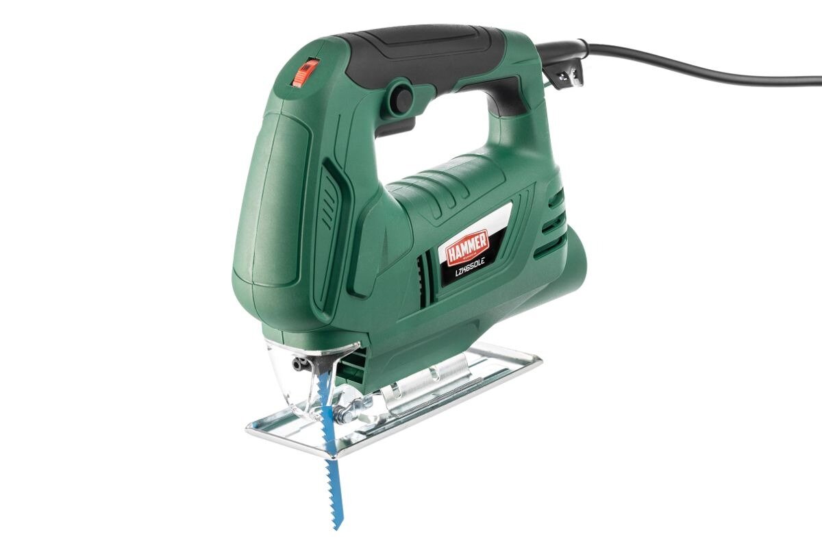 фото Лобзик Hammer LZK650LE 650Вт 0-3000ход/мин 65мм-дер 6мм-мет