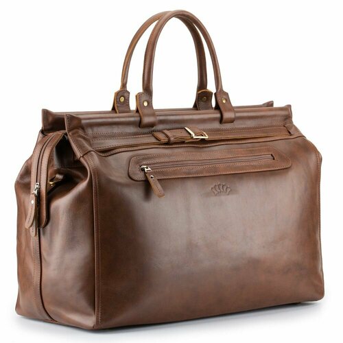 Сумка Кожинка, 48х35х48 см, коричневый