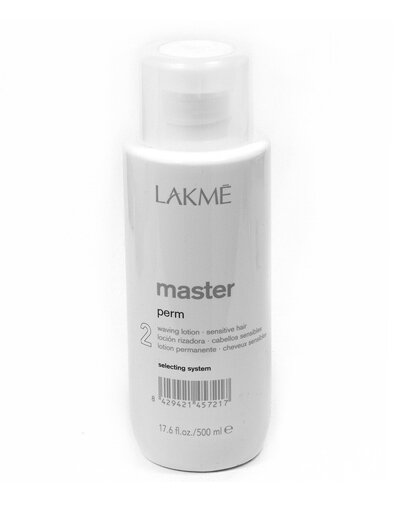 LAKME Master perm selecting system "2" Waving lotion Лосьон для окрашенных и ослабленных волос 500 мл