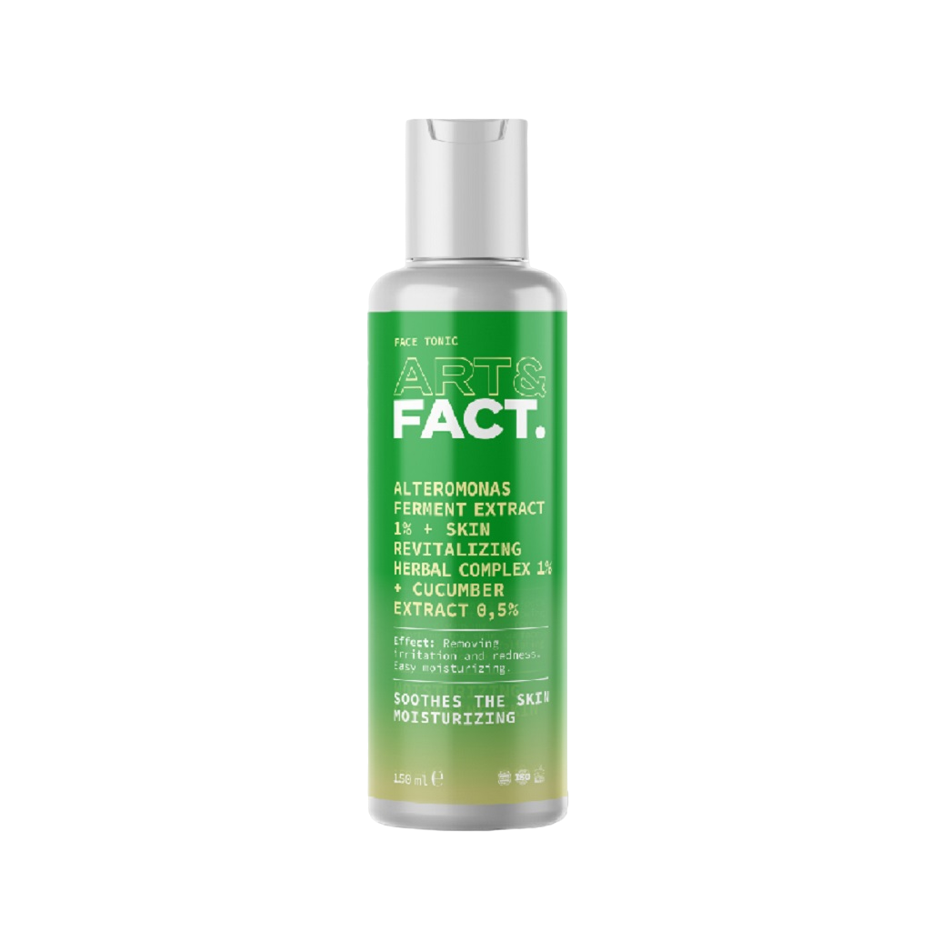 Art&Fact Тоник для лица Alteromonas Ferment 1%+Skin Revitalizing Herbal 1%+cucumber 05% 150 мл 1 шт