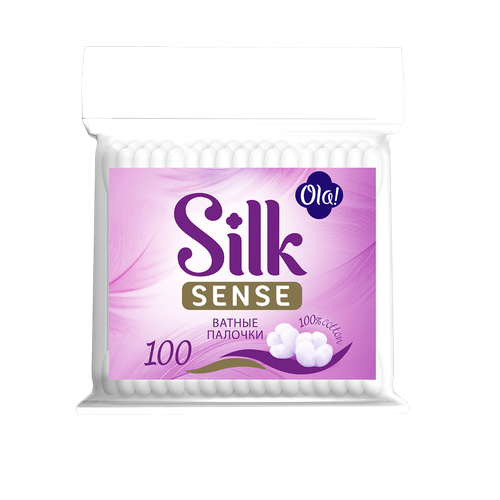 Ola! Silk Sense Ватные палочки п/э уп. 100 шт палочки ватные ola silk sense п э пакет 200шт уп 4 шт