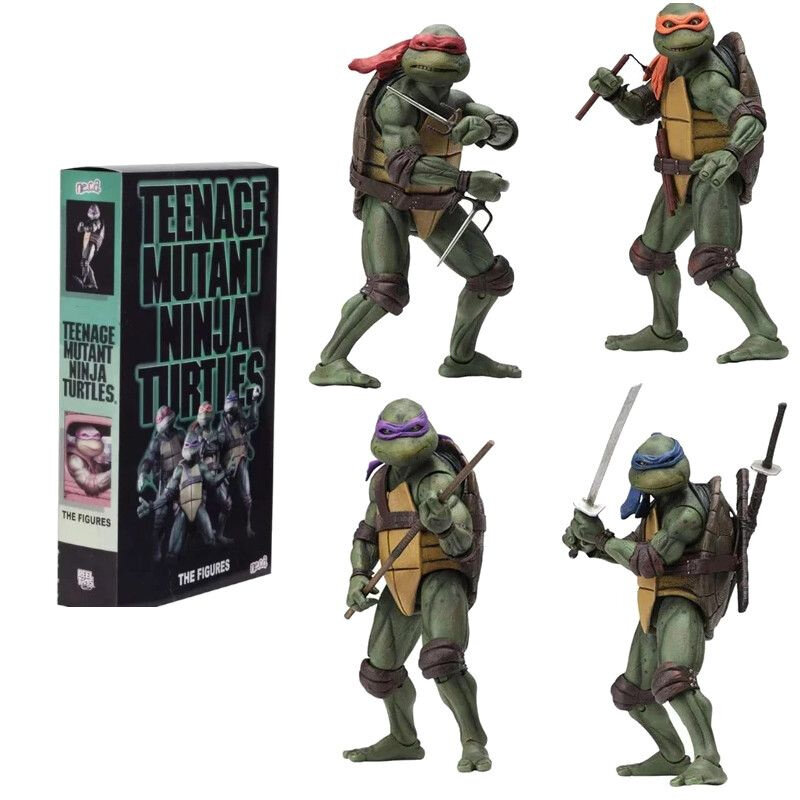 Набор фигурок Черепашки Ниндзя 4шт (18см) от магазина PopCultura.Store