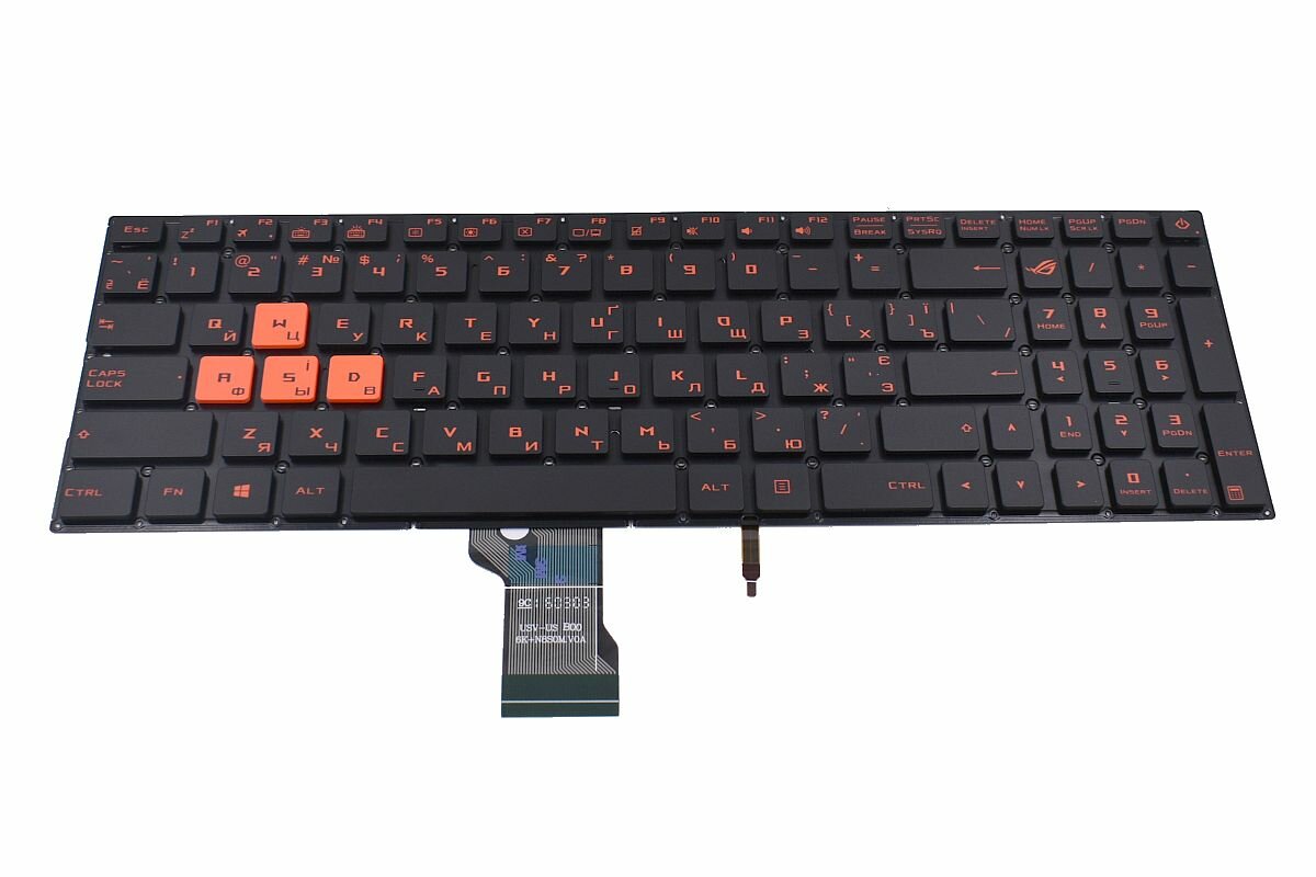 Клавиатура для Asus ROG GL702VS Strix ноутбука с подсветкой клавиши 356566