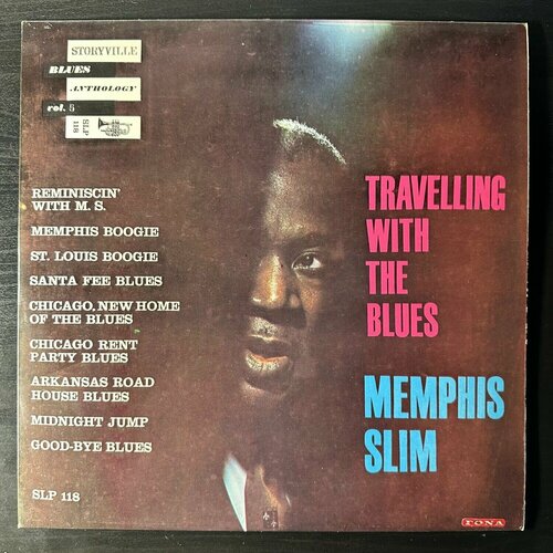 Виниловая пластинка Memphis Slim Travelling With The Blues (Дания 1960г.)