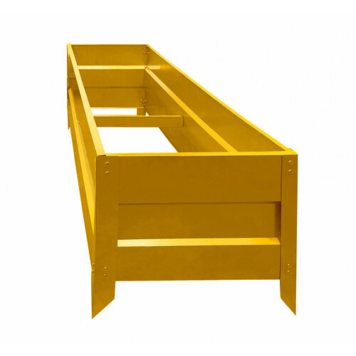 Грядка высокая оцинкованная 191,5х50х55см (Золото, RAL 0492)