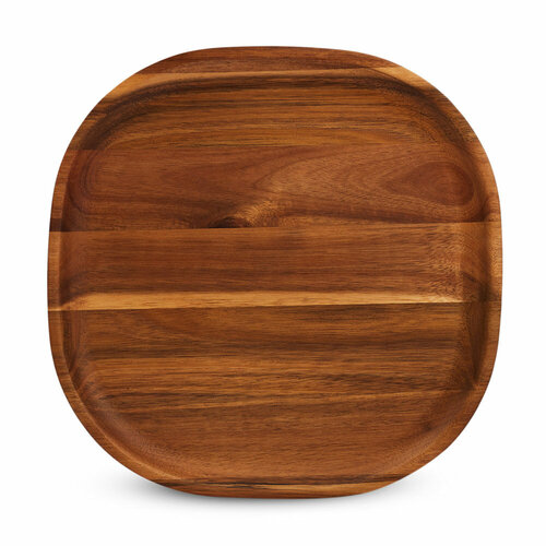 BY COLLECTION Блюдо сервировочное круглое акация 33x21см 4 штуки 7065₽
