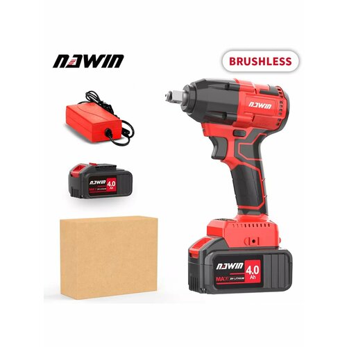 Бесщеточный электрический гаечный ключ 380N (4,0ahx2)