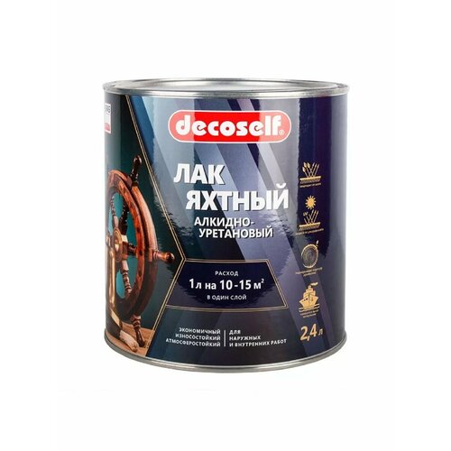 Лак яхтный для дерева металла PUFAS 24л глянцевый 2106₽