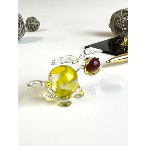 Фигурка ослик, осёл из художественного стекла