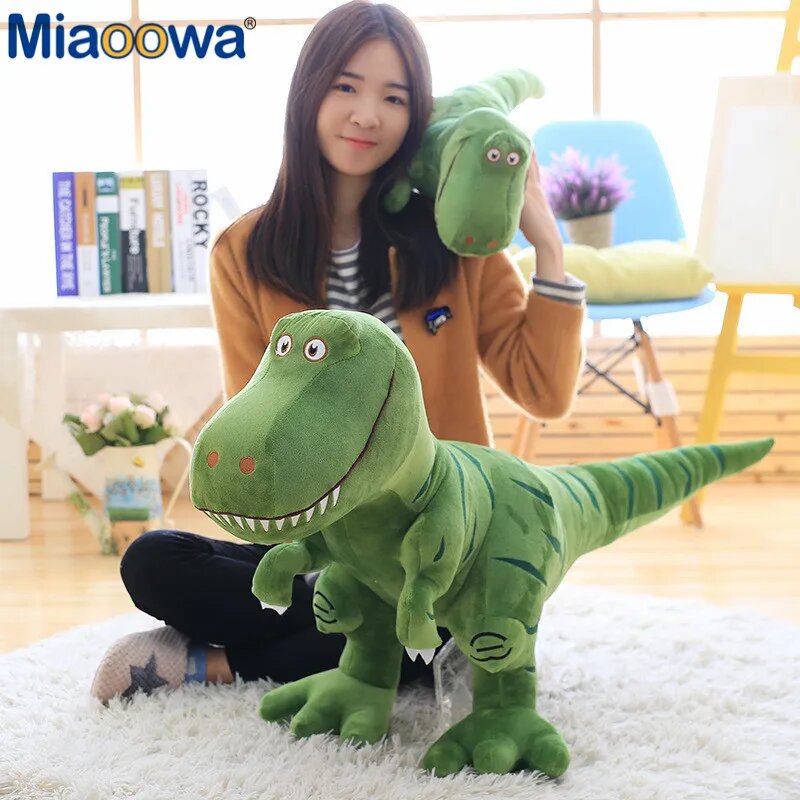 Мягкая игрушка динозавр MIAOOWA 40 см, green, 40cm, Унисекс — фото 1