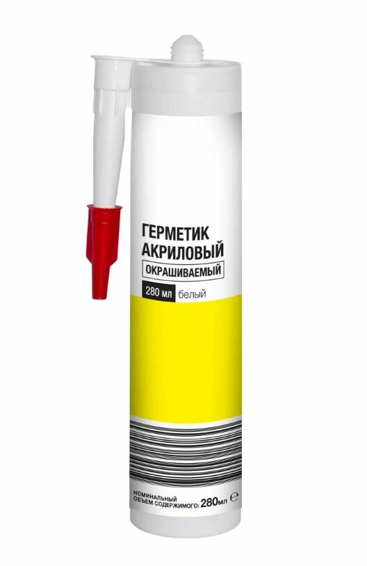 Герметик акриловый ЛЦ 280 мл белый