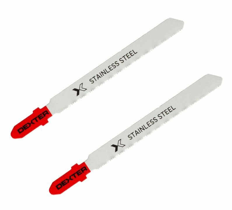 Пилка по стали для лобзика Dexter 1.5 мм чистый рез Т91