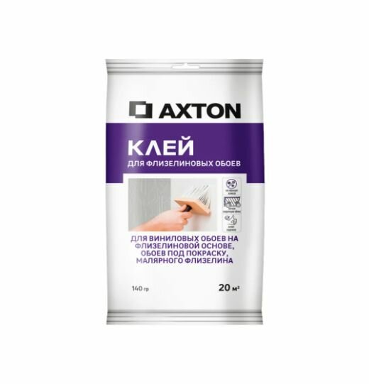 Клей для флизелиновых обоев Axton 20 м. кв.140