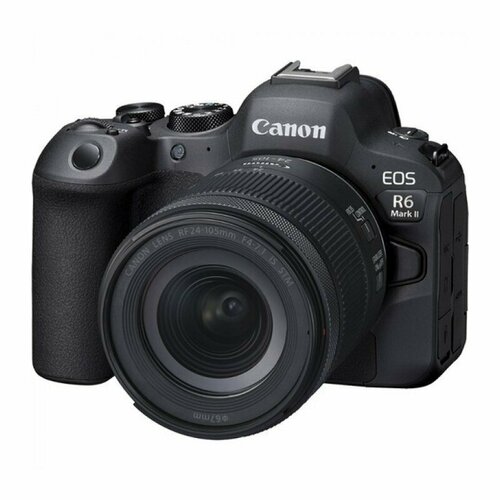 Фотоаппарат Canon EOS R6 Mark II Kit RF 24-105mm F4-71 IS STM черный 26941200₽