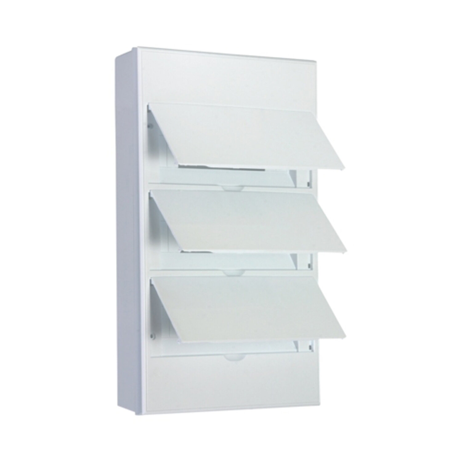 фото Бокс Kranz ЩРН-П-36 IP41, пластиковый, белый, белая дверца