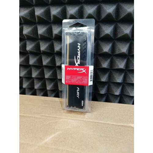 Оперативная память Kingston HyperX Fury Black DDR4 8Gb 2666Mhz HX426C16FB3 4 274000₽