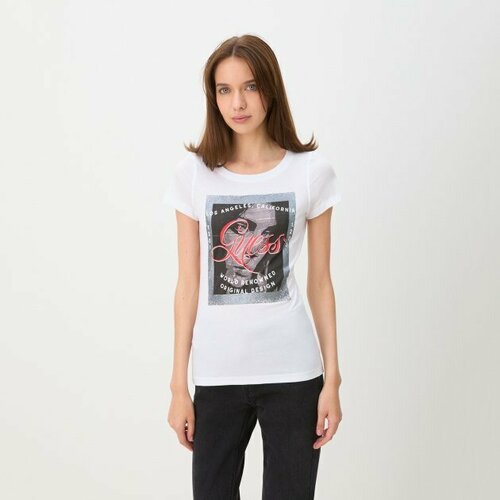 Футболка GUESS, размер M, белый