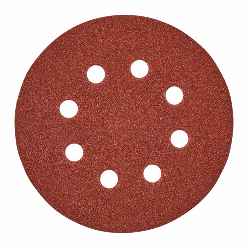 Шлифкруг 8 отверстий 125 зерно 40 5шт 630₽