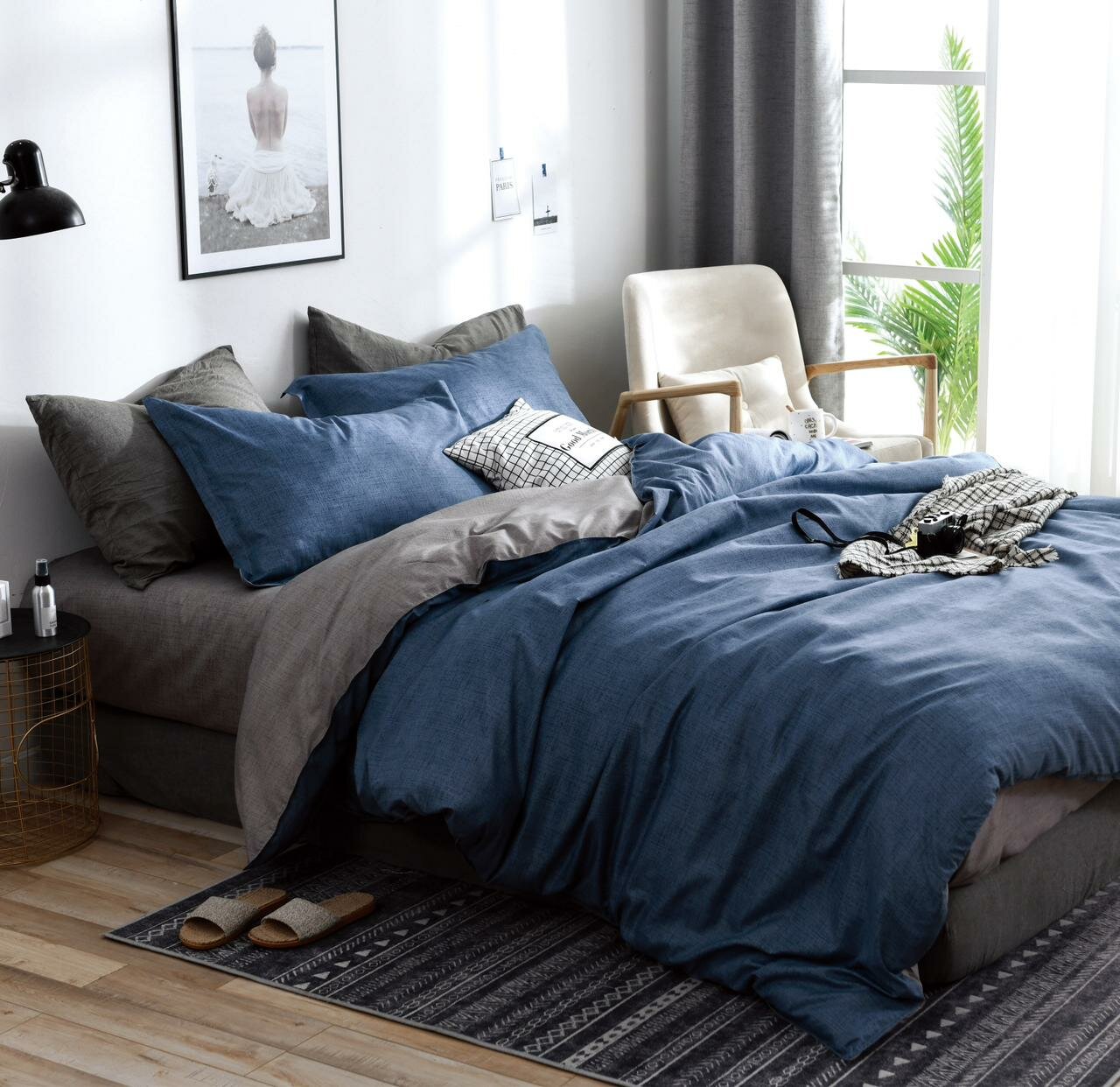 фото Постельное белье 2-х спальный "Deluxe House Textile" на резинке по кругу