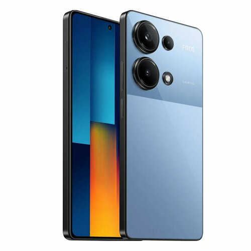 Смартфон Xiaomi Poco M6 Pro 8256 Dual nano Sim eSim голубой Blue 19783₽