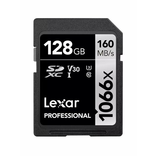 фото Карта памяти lexar128gb professional 1066x sdxc uhs-i card silver series