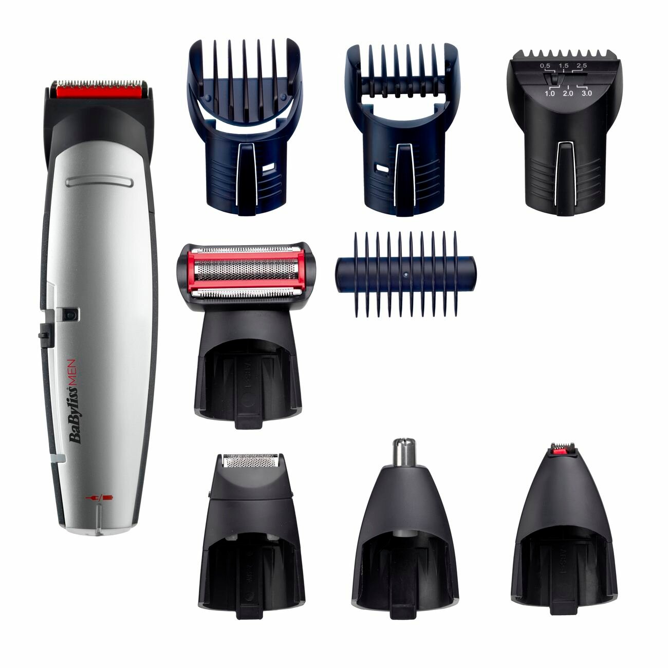 Триммер Babyliss W-Tech X-10 E837E, нержавеющая сталь, 13 установок длины
