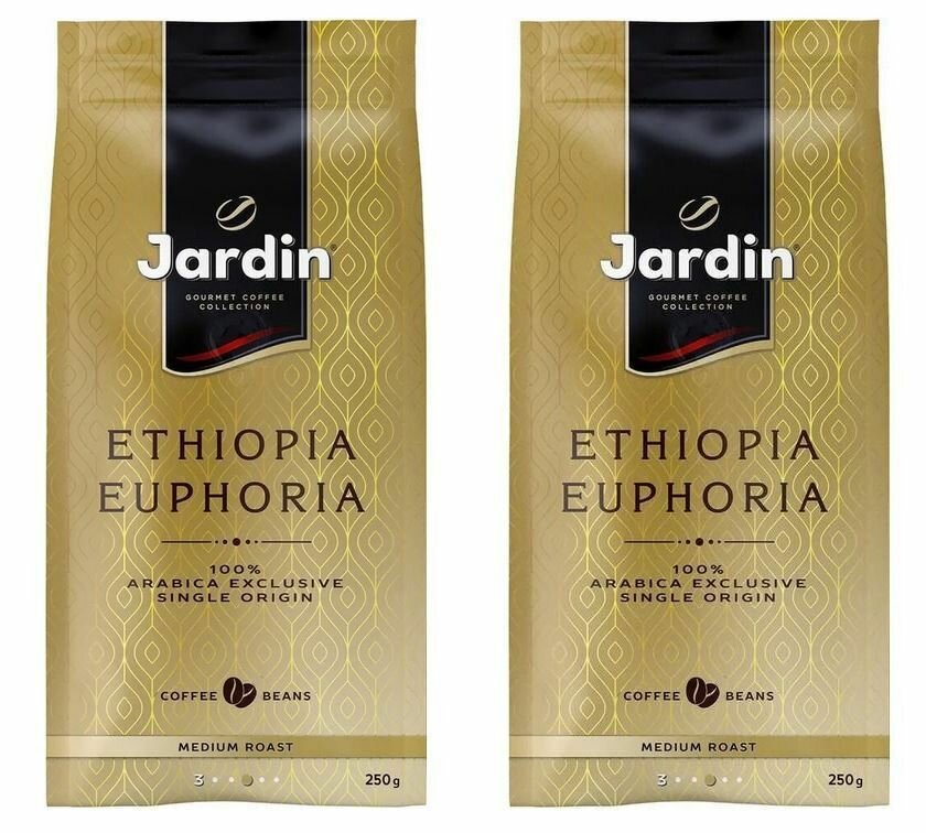 Jardin Кофе в зернах Euphoria, 250 г, 2 шт