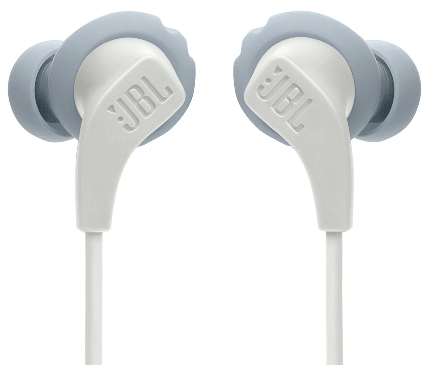 Спортивные беспроводные наушники с микрофоном JBL Run 2 Wireless BT, белый, USB Type-C, TWS Bluetooth гарнитура — фото 1