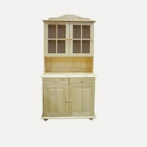 Изображение товара Буфет ммк-древ Форест 2207 лак, 90х40х190 , массив дерева, 2 дверки, 2 ящика.