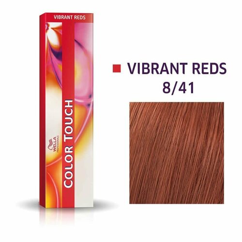 фото Wella professionals крем-краска color touch 8/41 светлый блонд красно-пепельный 60мл