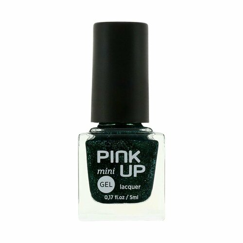 Лак для ногтей PINK UP MINI GEL с эффектом геля, тон 95, 5 мл