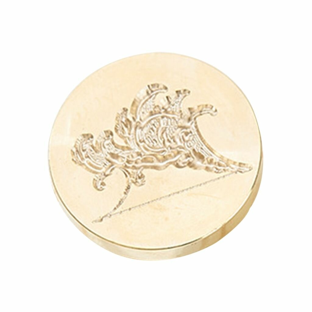 Штамп декоративный Серия печатей с воском 'Морские волны' - Волна 2 1 шт.