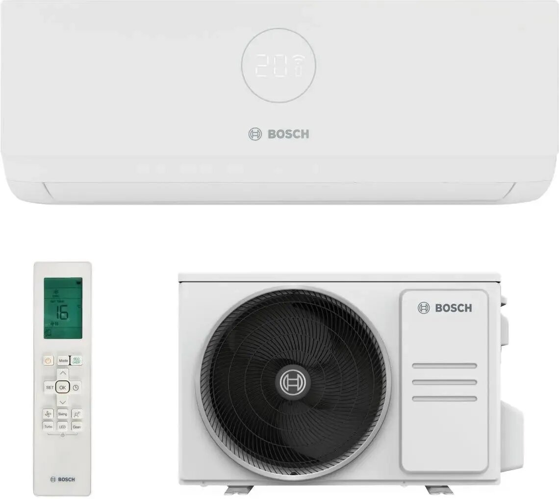 Сплит-система Bosch CLL2000 W 35 настенная, до 35м2, 12000 BTU (комплект из 2-х коробок)