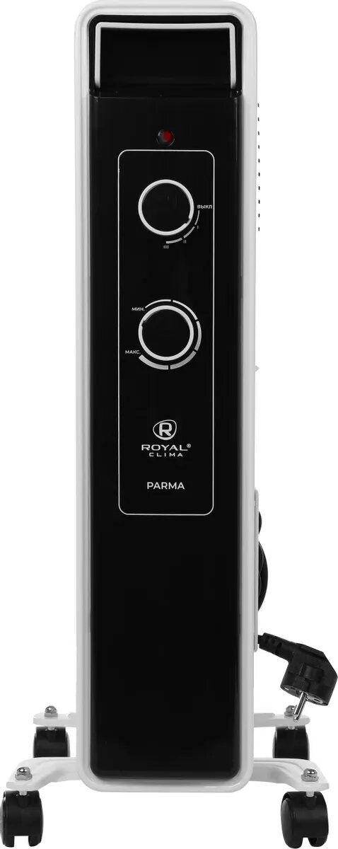 Изображение Масляный радиатор Royal Clima Parma ROR-PR7-1500M, с терморегулятором, 1500Вт, 7 секций, 3 режима, белый