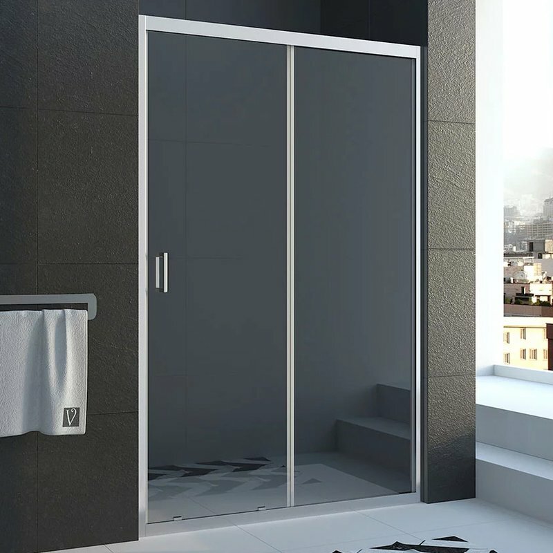 Душевая дверь в нишу Veconi Vianno VN-46 110 см профиль хром