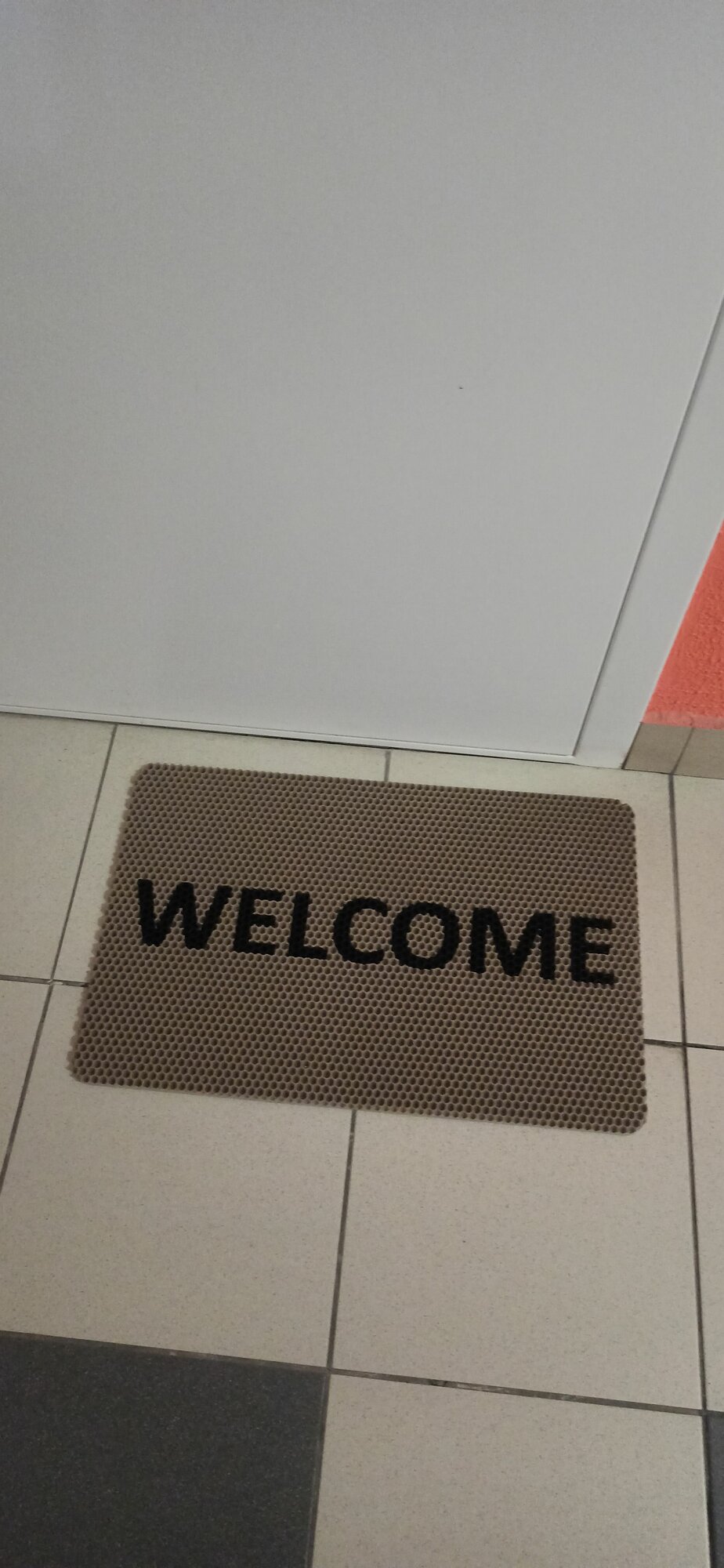 Придверный коврик 58х38 см. иэ ЭВА материала с надписью