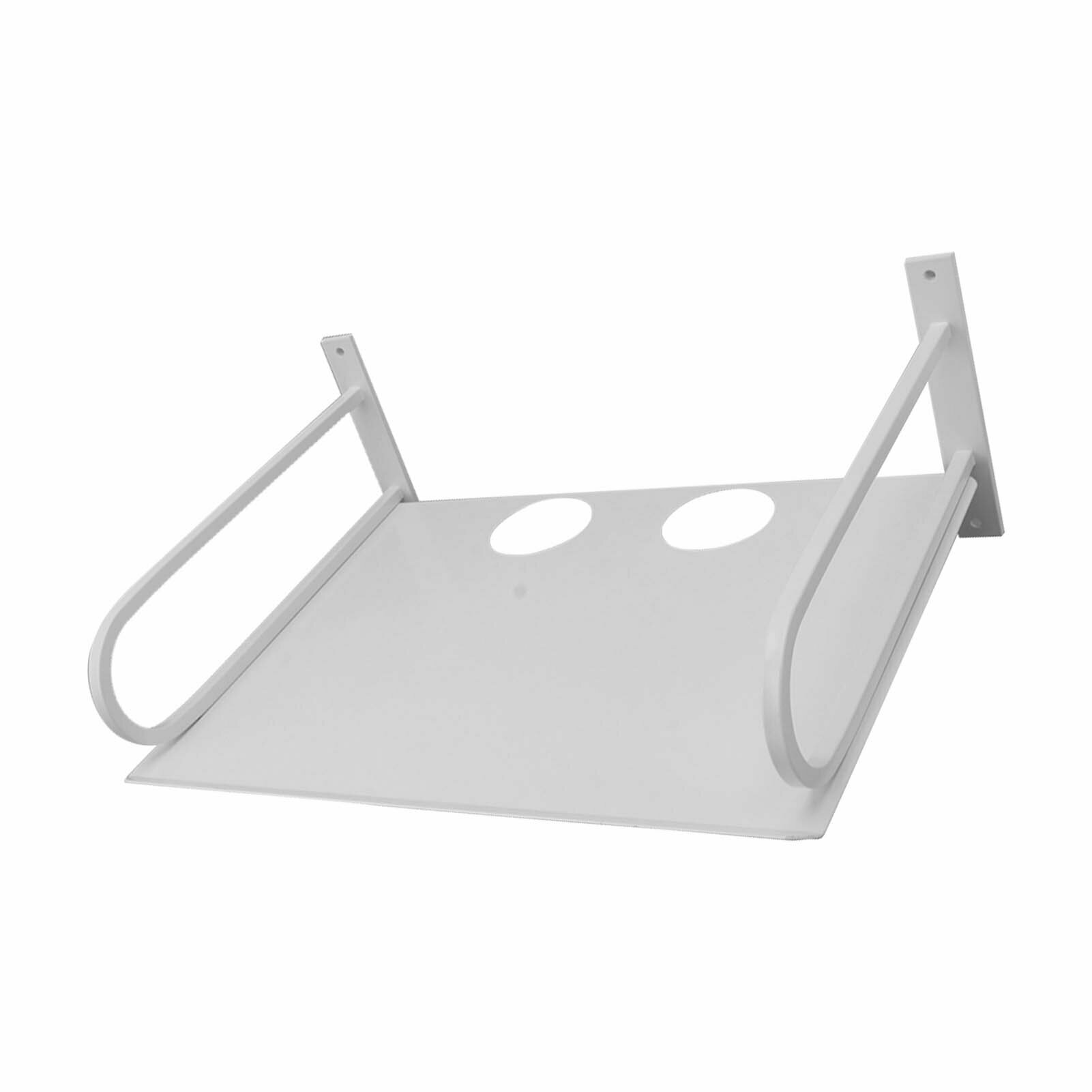 Настенная полка для проектора Алюминиевые плавающие полки для проектора для маршрутизатора ТВ-приставка DVD-плеер Кабельная коробка Белый