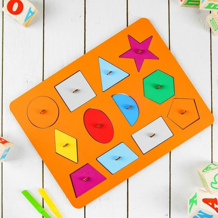 Рамка-вкладыш Smile Decor М. Монтессори 