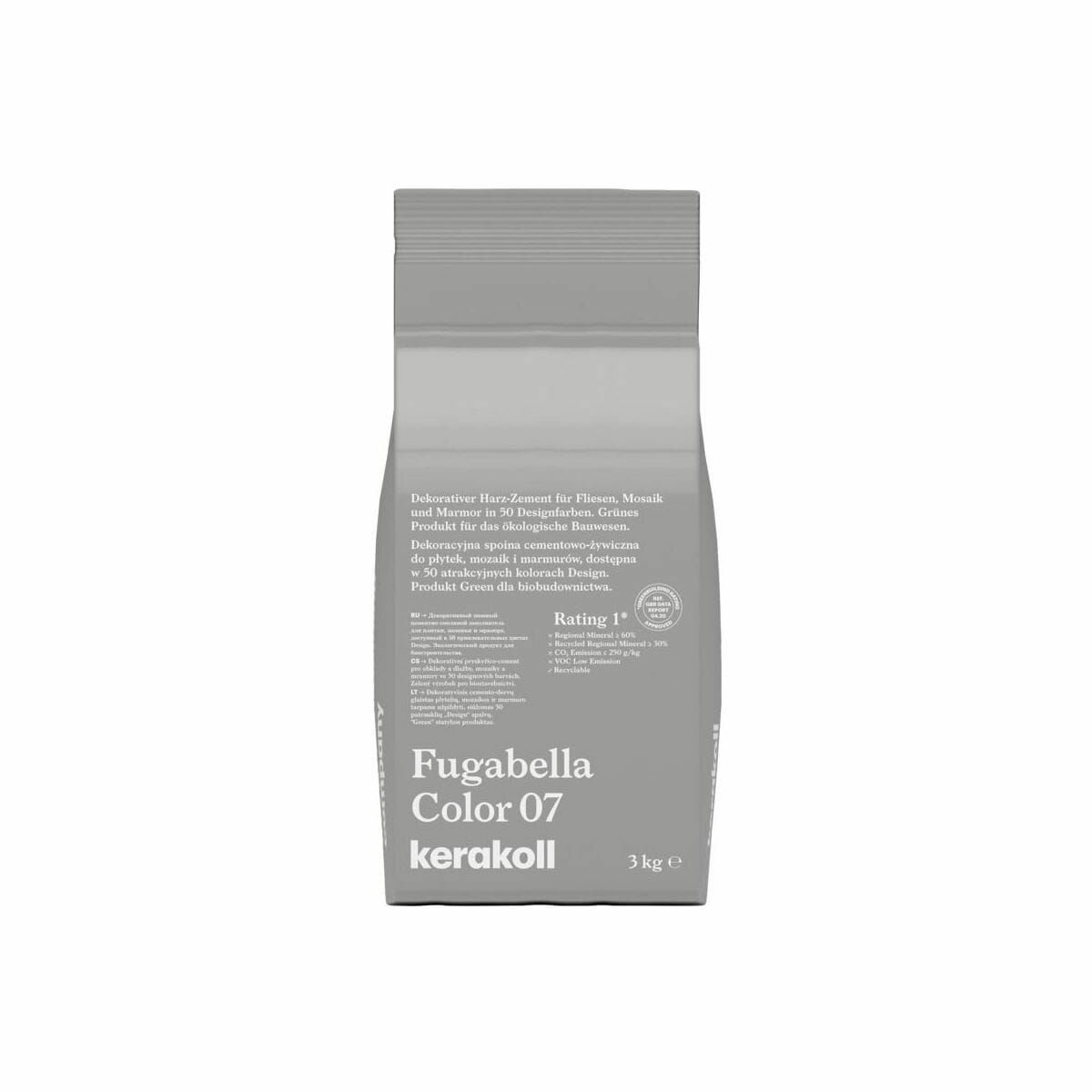 Цементно-Смоляная затирка Kerakoll Fugabella Color цвет 07 3 кг
