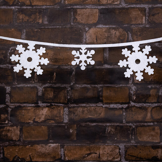 Новогодняя растяжка Морозные Снежинки 140 см Peha RN-39420