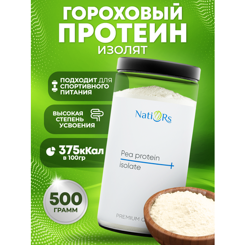 Гороховый протеин изолят 85% (белок для суставов и связок) Natiors, 500 гр