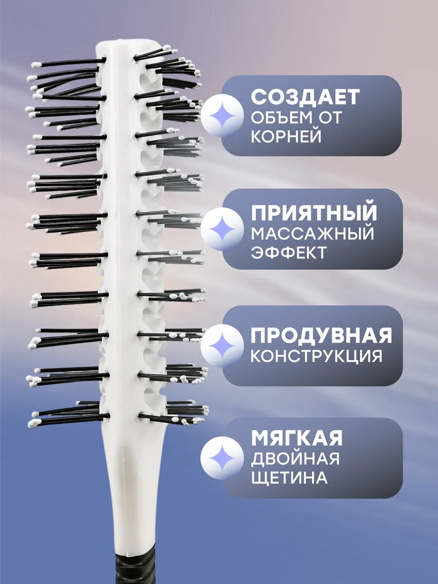 Картинки Расческа скелетная профессиональная для укладки объем волос