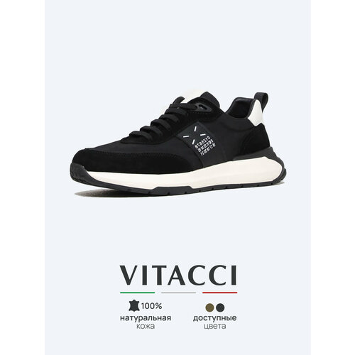 фото Кроссовки vitacci, размер 43, черный