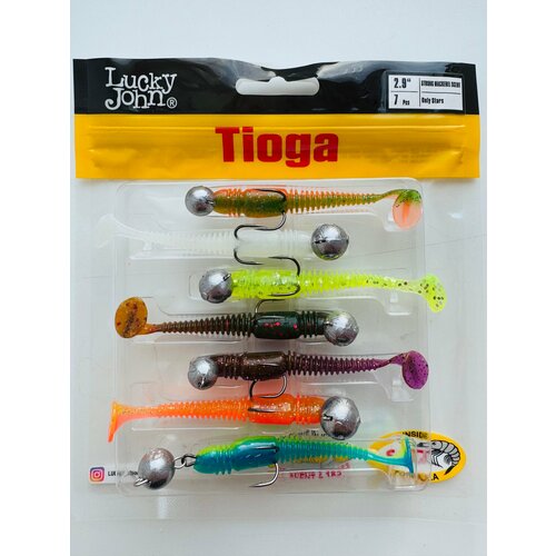 Набор оснащенных приманок Lucky John Tioga