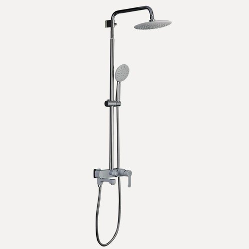 Изображение товара Душевая система Gappo Tomahawk G2402-8, 120 см, латунь, белый, хром